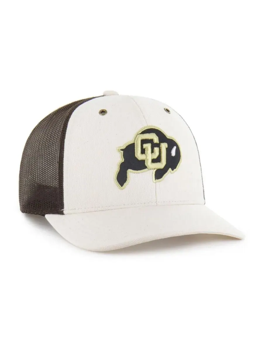 Бейсболка-тракер с вышивкой Colorado Buffaloes Carhartt x '47 — изображение 2 из 4, натуральный коричневый