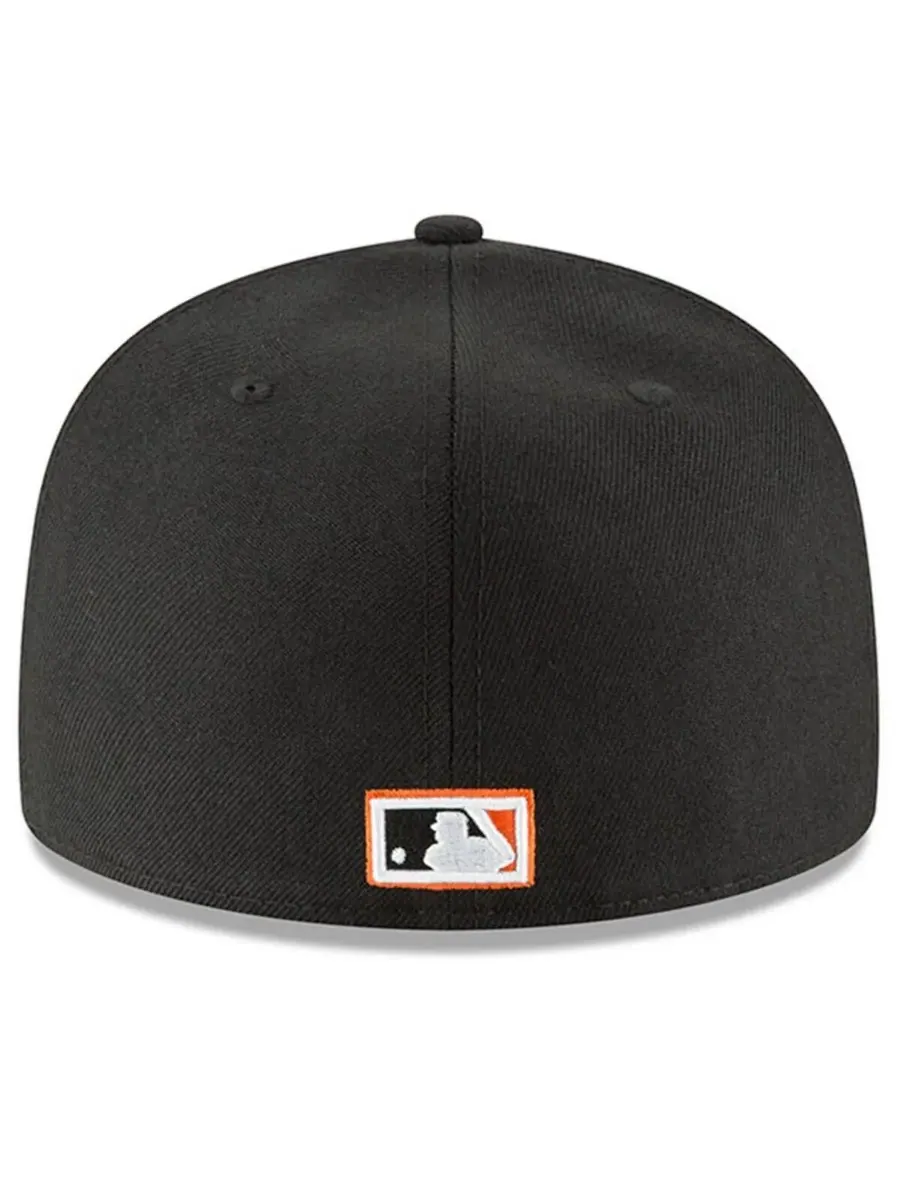 New Era Мужская черная шерстяная кепка Baltimore Orioles Cooperstown Collection 59FIFTY — изображение 2 из 3, черный