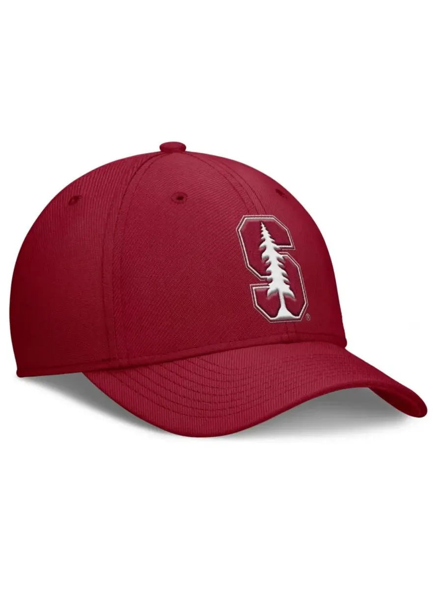 Бейсболка Nike Stanford Cardinal Rise SwooshFlex Dri-FIT — изображение 2 из 4, красный
