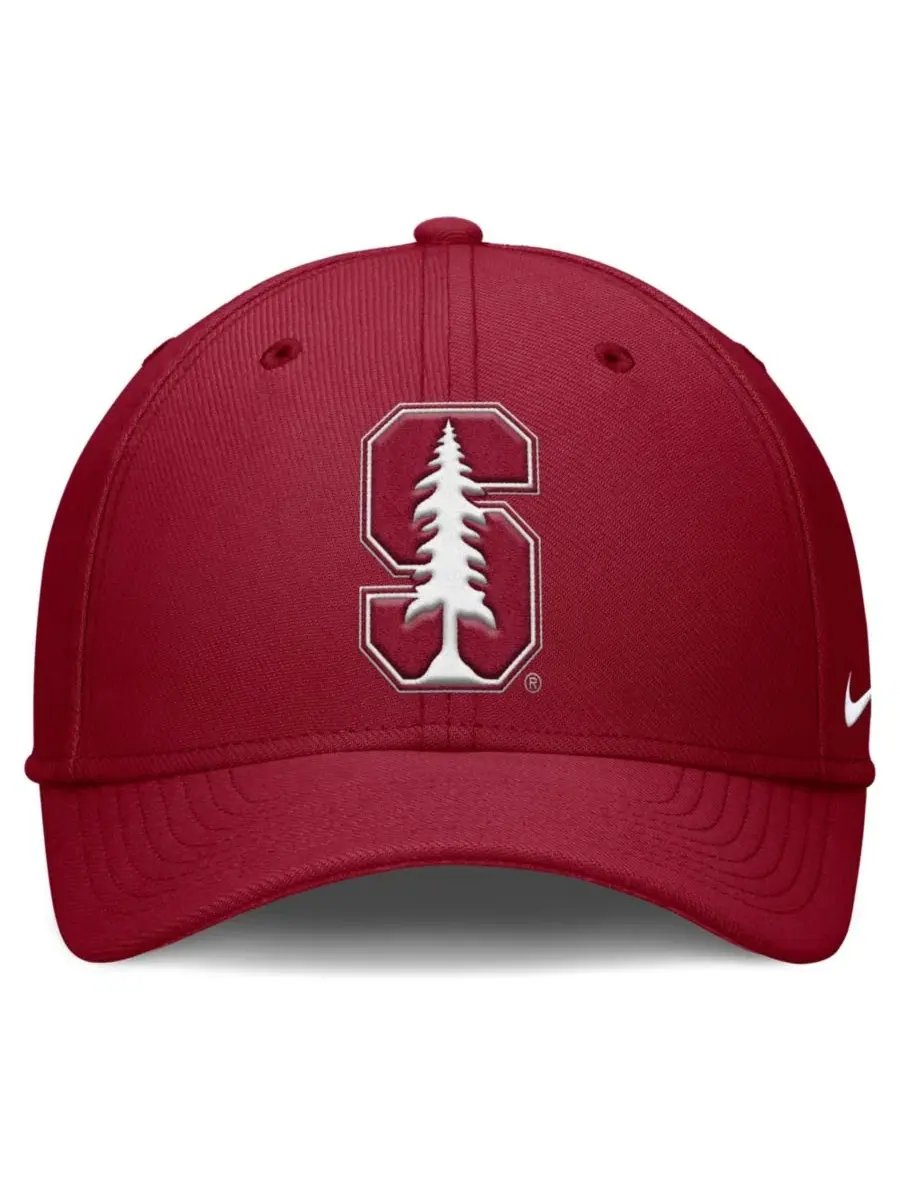 Бейсболка Nike Stanford Cardinal Rise SwooshFlex Dri-FIT — изображение 3 из 4, красный