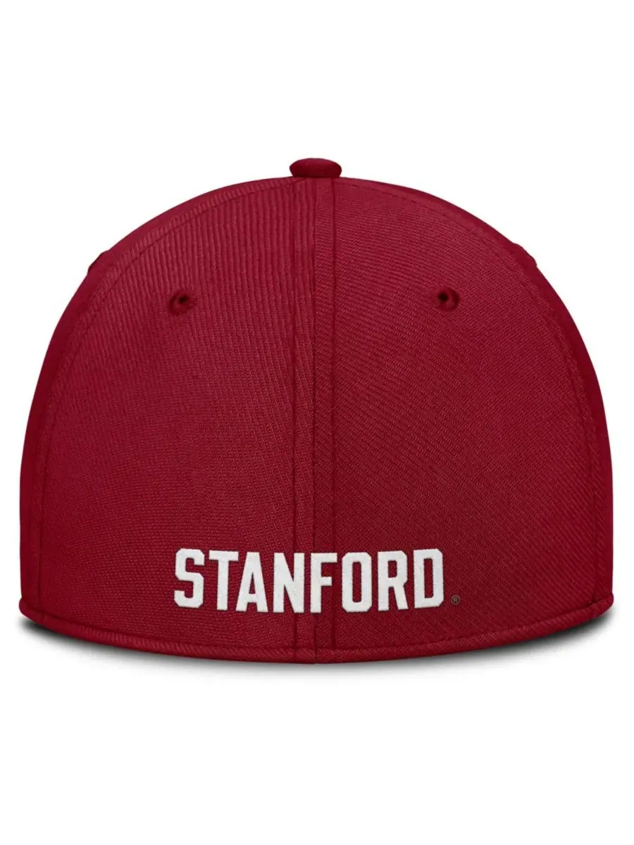 Бейсболка Nike Stanford Cardinal Rise SwooshFlex Dri-FIT — изображение 4 из 4, красный