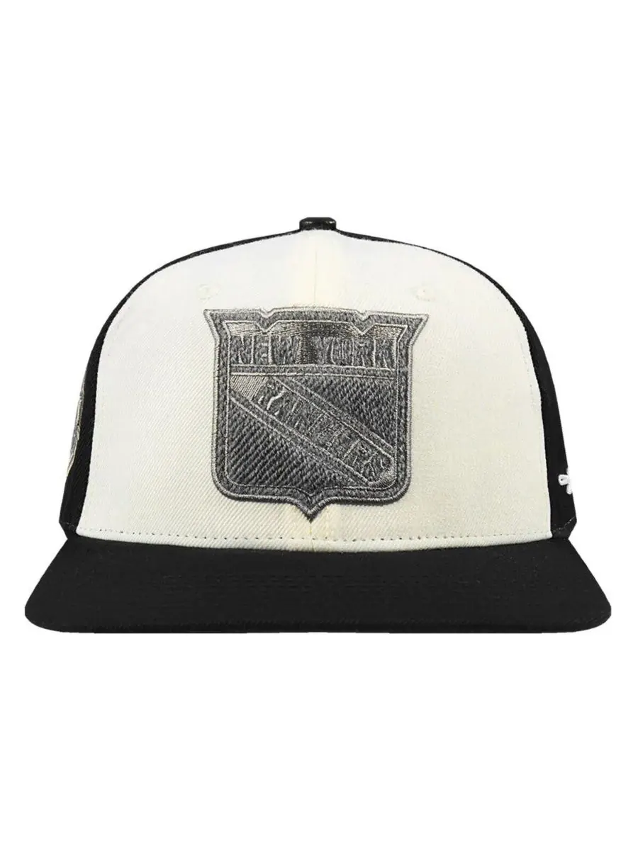 Pro Standard Мужская кремовая кепка-бейсболка New York Rangers из французского махрового трикотажа — изображение 4 из 4