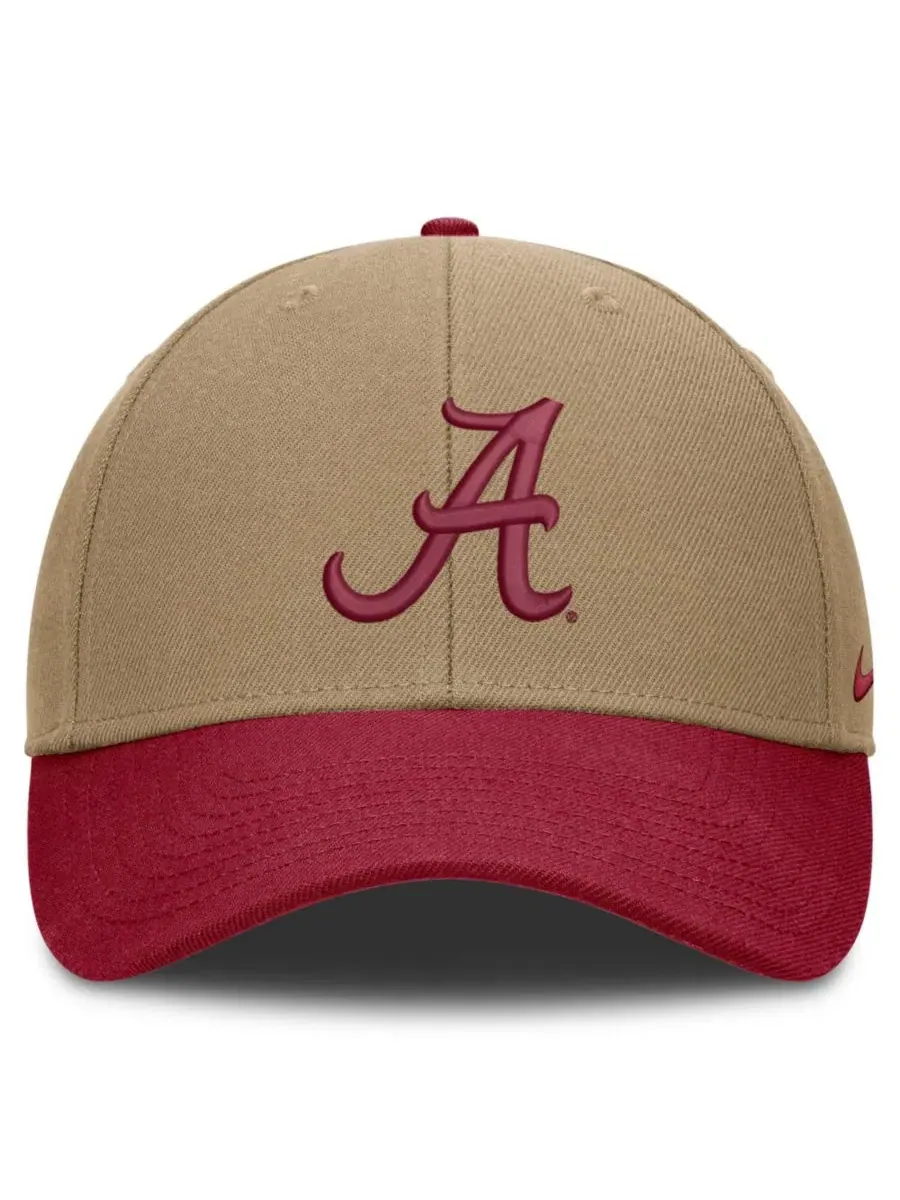 Кепка Nike с вышитым логотипом Alabama Crimson Tide — изображение 2 из 4, бежевый