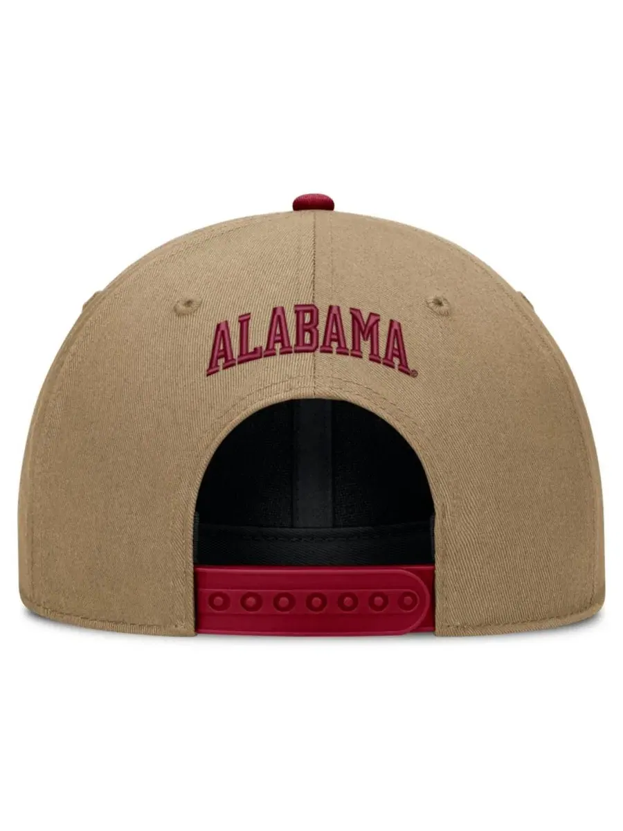 Кепка Nike с вышитым логотипом Alabama Crimson Tide — изображение 4 из 4, бежевый