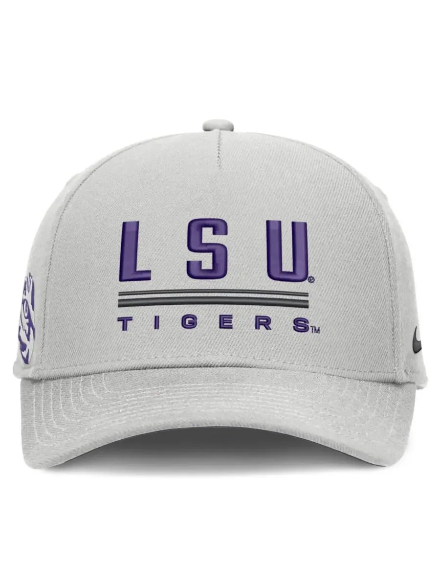Кепка Nike с вышивкой LSU Tigers, серая — изображение 2 из 3, серый
