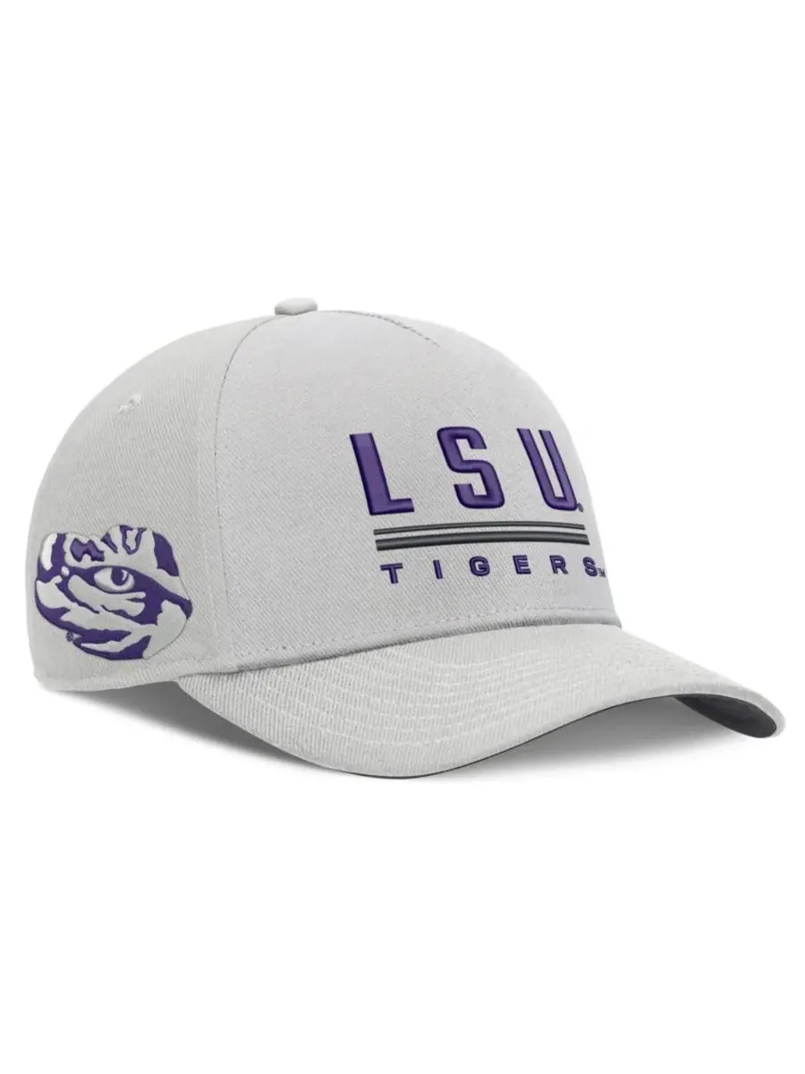 Кепка Nike с вышивкой LSU Tigers, серая — изображение 3 из 3, серый