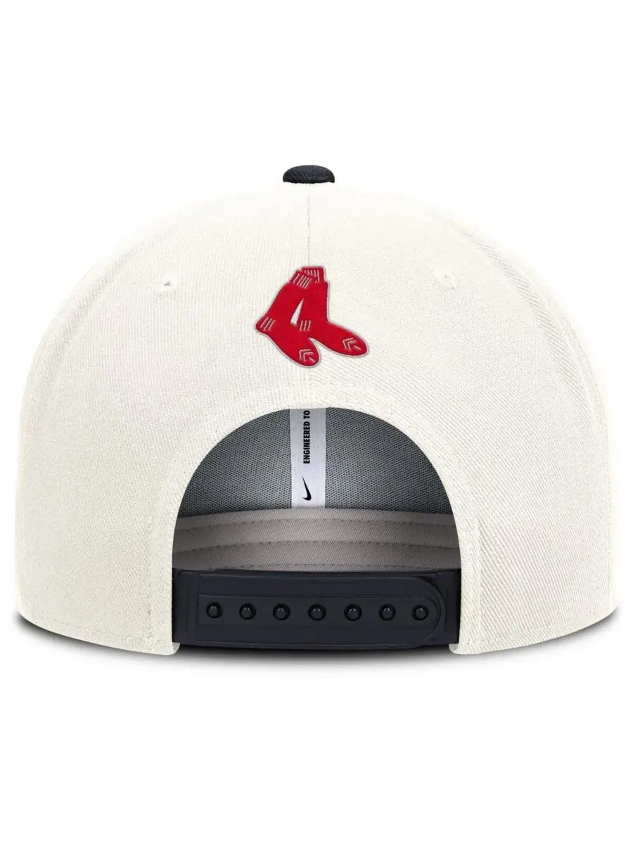 Бейсболка Nike Boston Red Sox Cooperstown Pro Dri-FIT — изображение 2 из 4, кремовый темно-синий