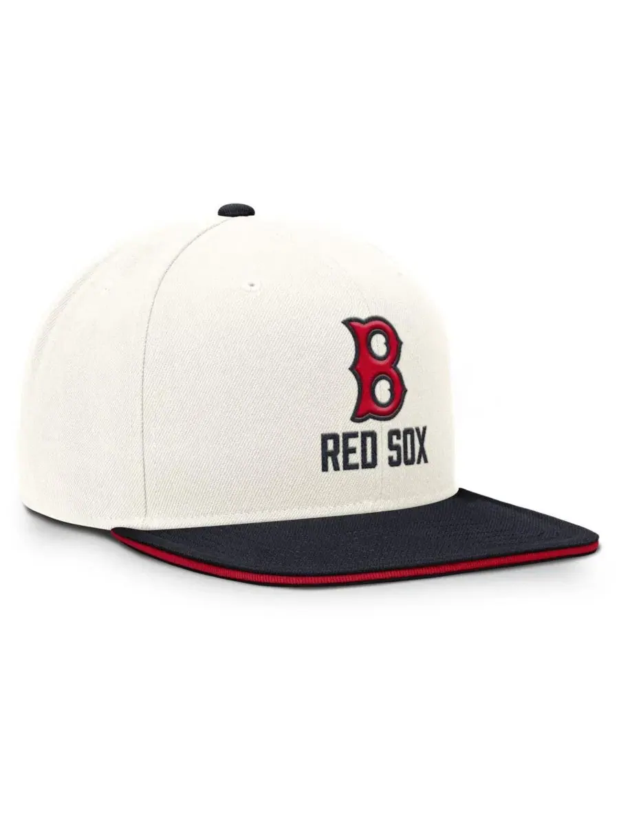 Бейсболка Nike Boston Red Sox Cooperstown Pro Dri-FIT — изображение 3 из 4, кремовый темно-синий