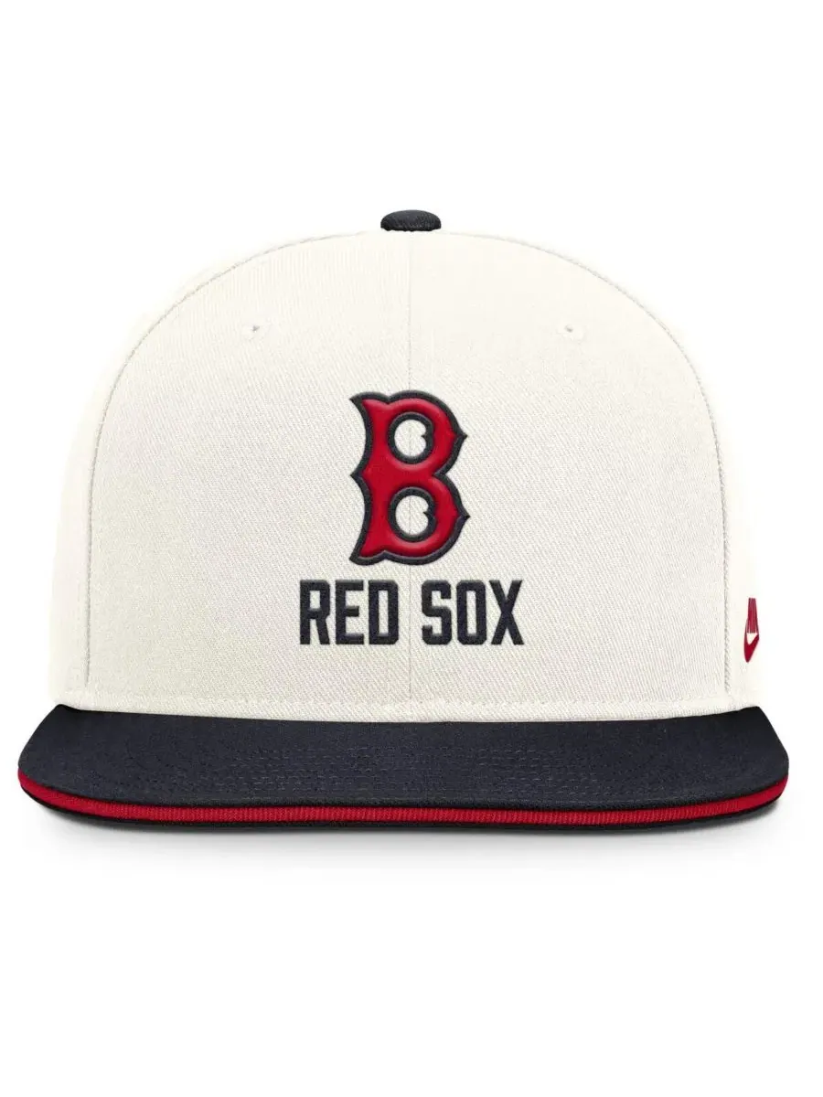 Бейсболка Nike Boston Red Sox Cooperstown Pro Dri-FIT — изображение 4 из 4, кремовый темно-синий