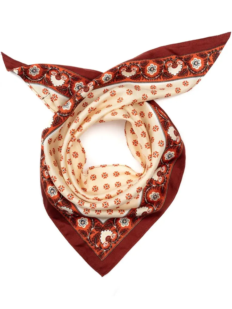 Шарф-косынка с принтом Block Printed Triangle Scarf BCBG