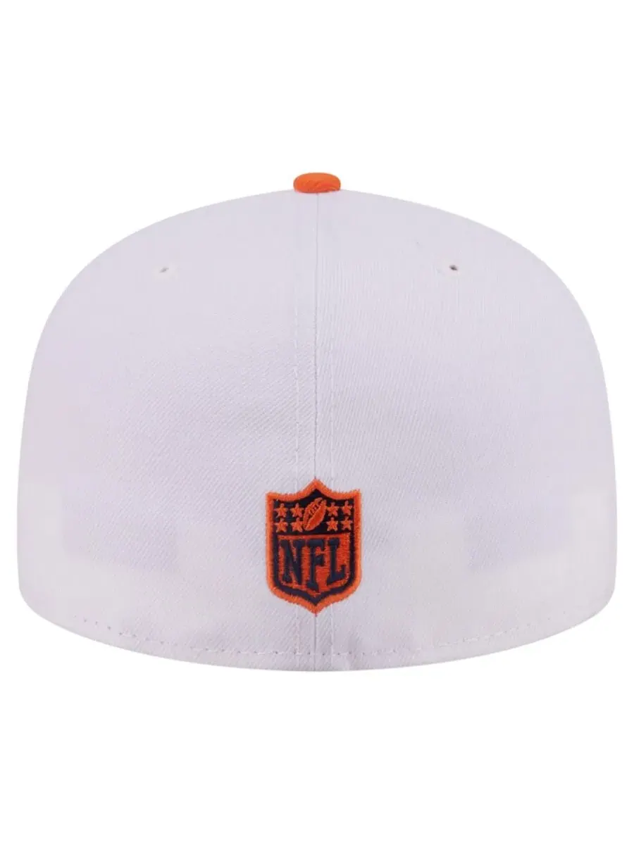 Кепка с вышивкой Retro Swoop New Era — изображение 3 из 5, белый оранжевый