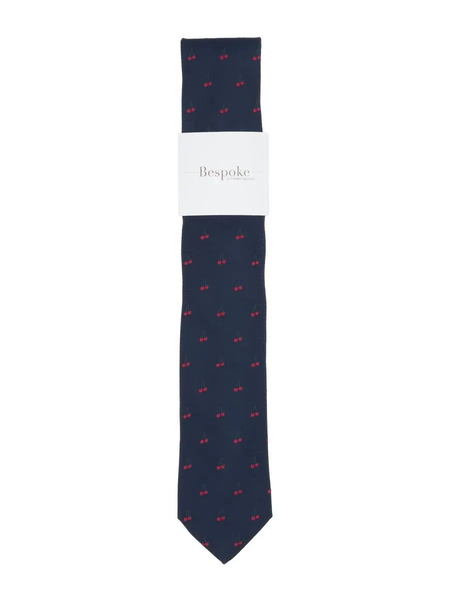Женский галстук-шарф Very Cherry Bespoke Fashion — синий