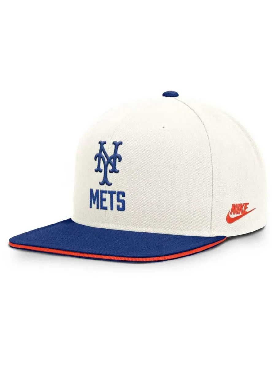 Кепка-снапбек с высокой тульей и плоским козырьком, модель New York Mets Cooperstown Pro Dri-FIT