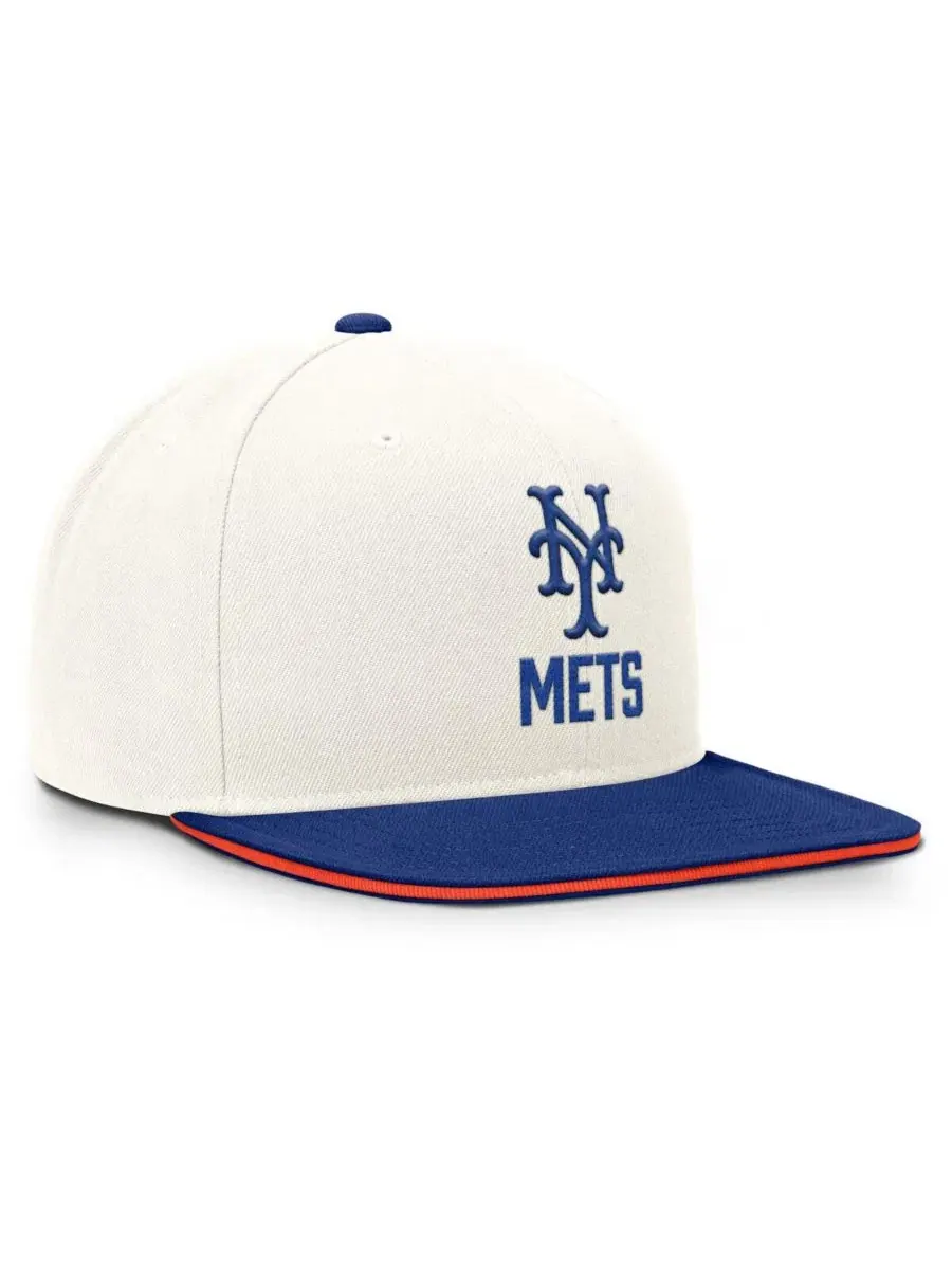 Кепка-снапбек с высокой тульей и плоским козырьком, модель New York Mets Cooperstown Pro Dri-FIT — изображение 3 из 4
