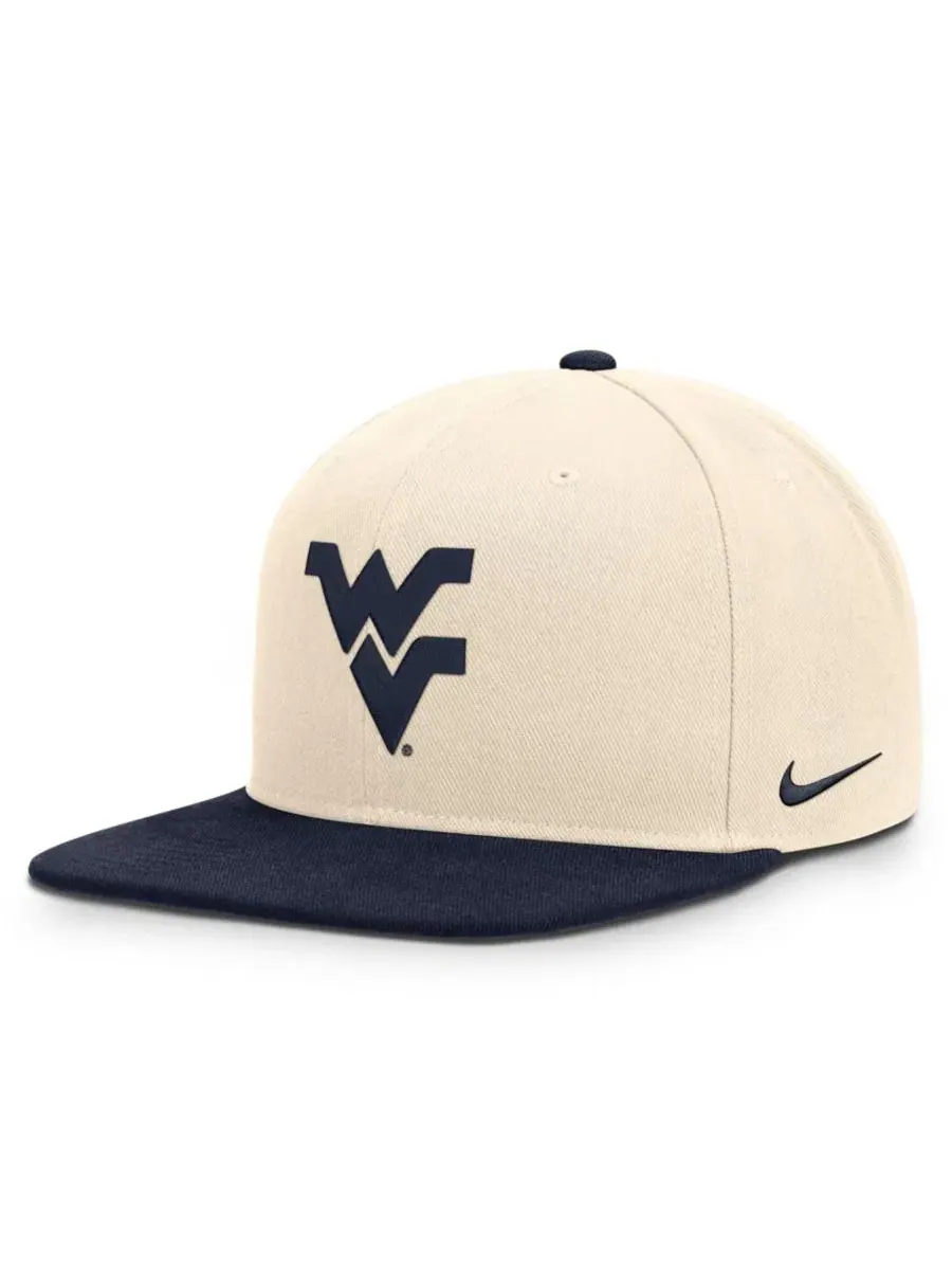 Кепка-снапбек с высокой тульей, с вышивкой, West Virginia Mountaineers Campus Prep Nike