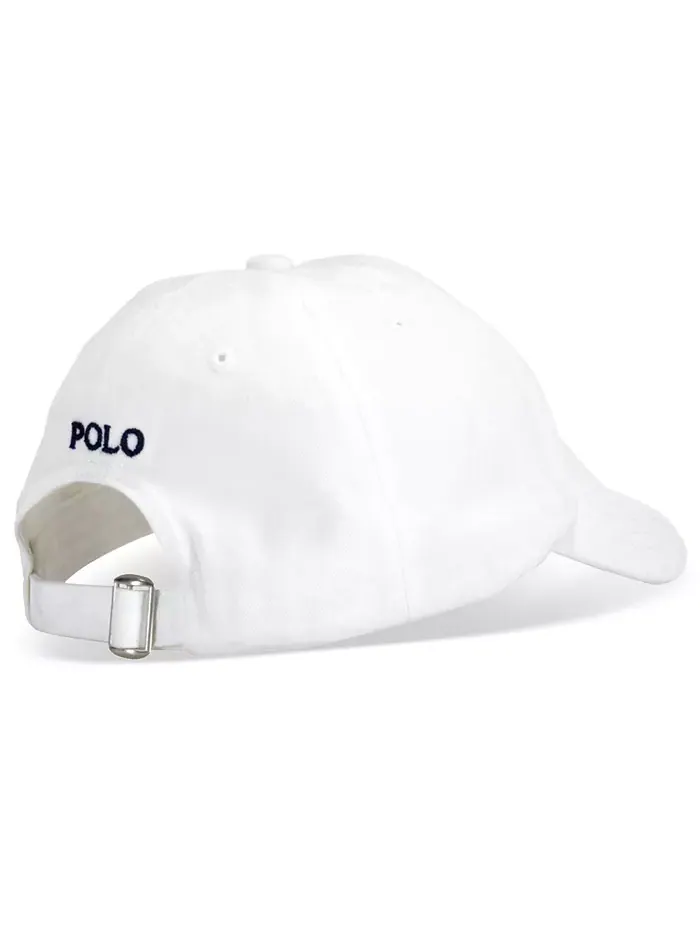 Бейсболка из хлопкового чино для мальчиков старшего возраста Polo Ralph Lauren — изображение 3 из 4, белый/темно-синий