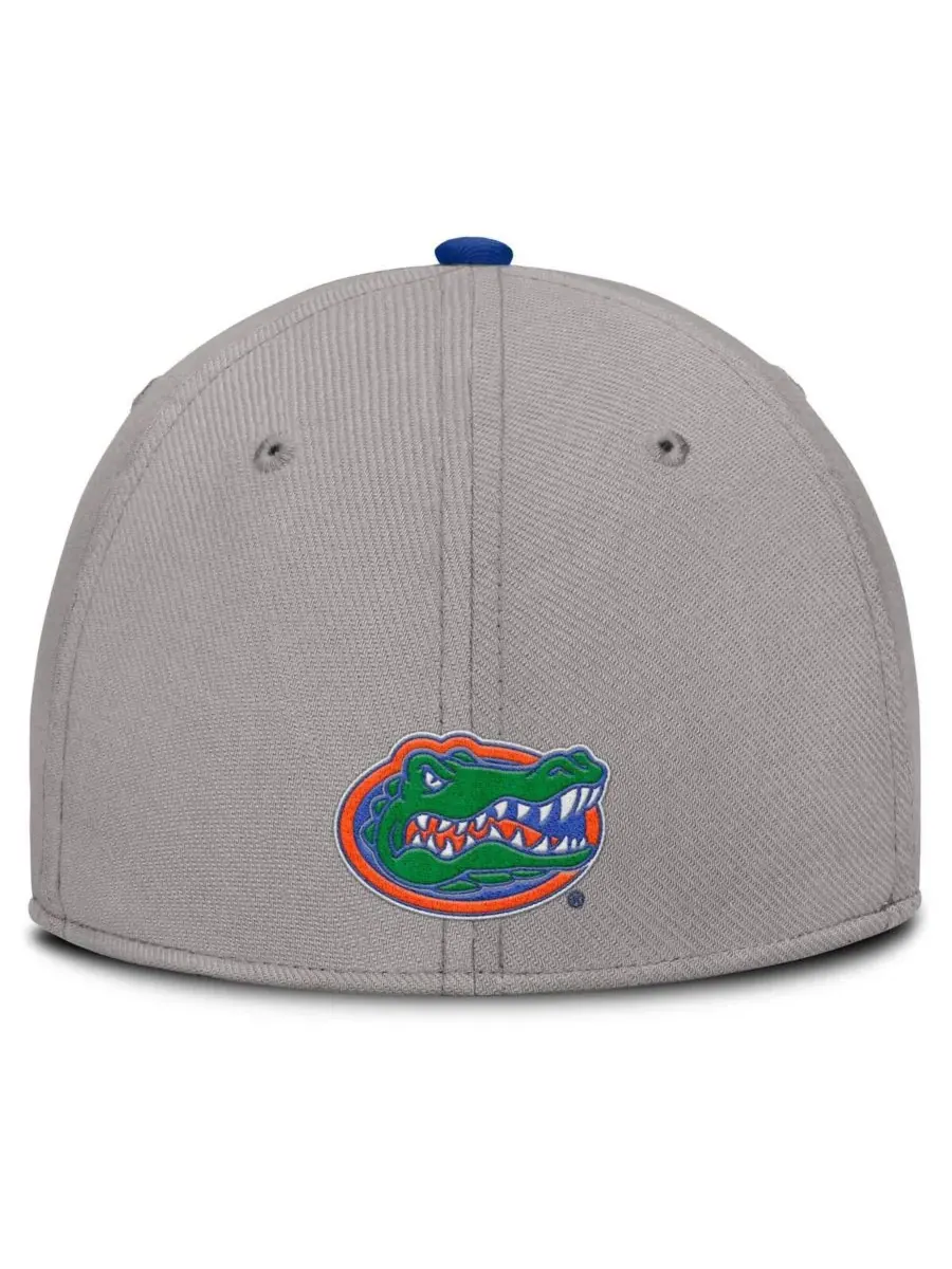 Jordan Мужская серая бейсболка Florida Gators Rise Prep Performance Flex Hat — изображение 4 из 4, серый