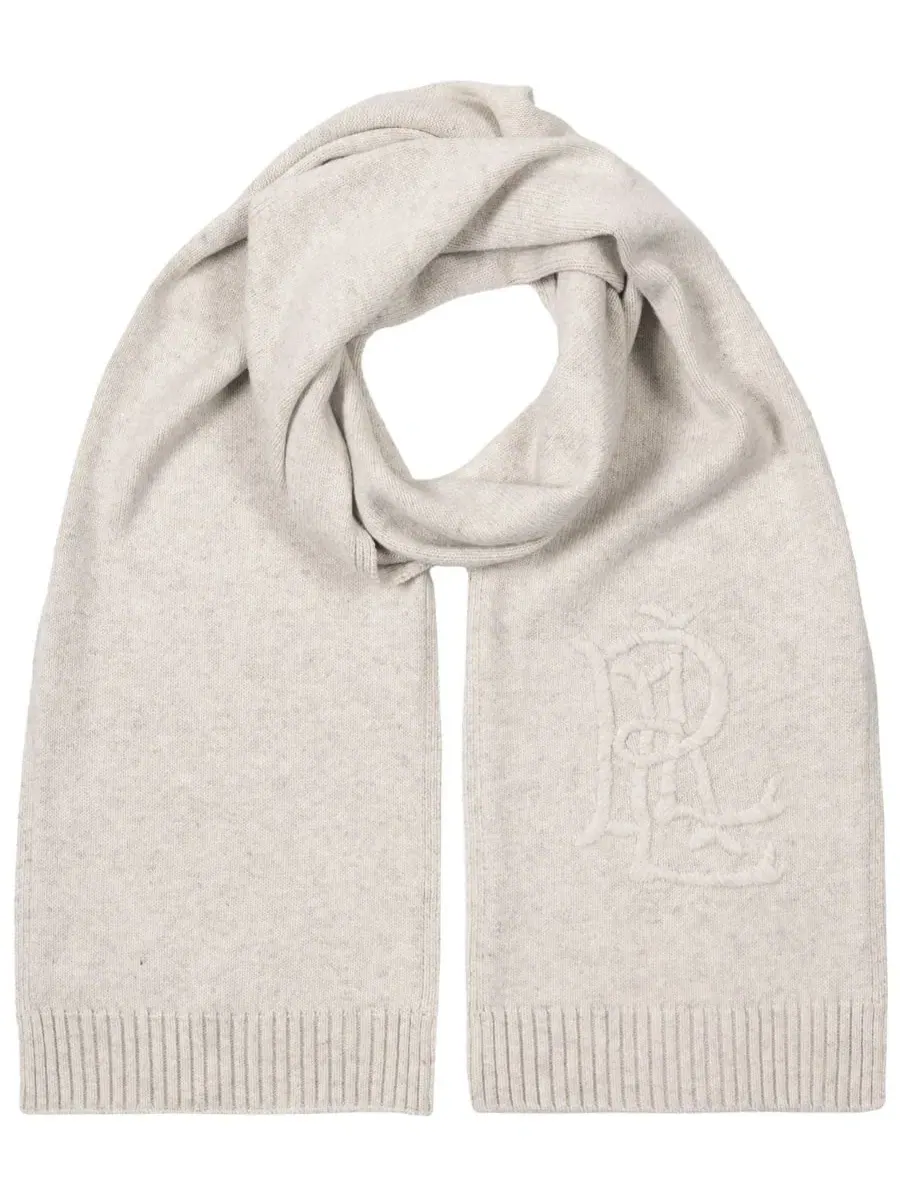 Шарф с вышитым логотипом Lauren Ralph Lauren