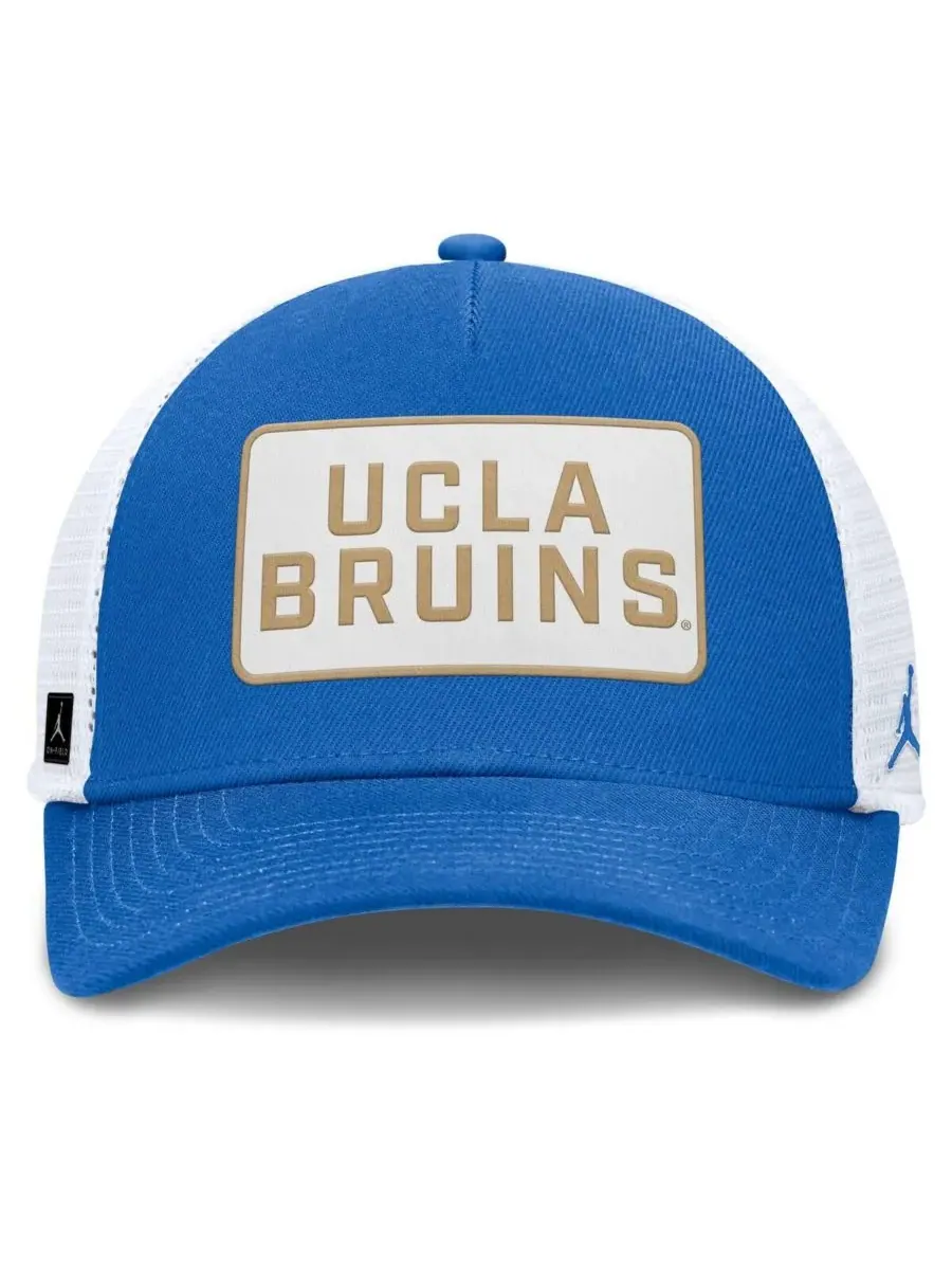 Jordan Мужская сине-белая регулируемая бейсболка-тракер с нашивкой UCLA Bruins 2025 On-Field Rise — изображение 2 из 4