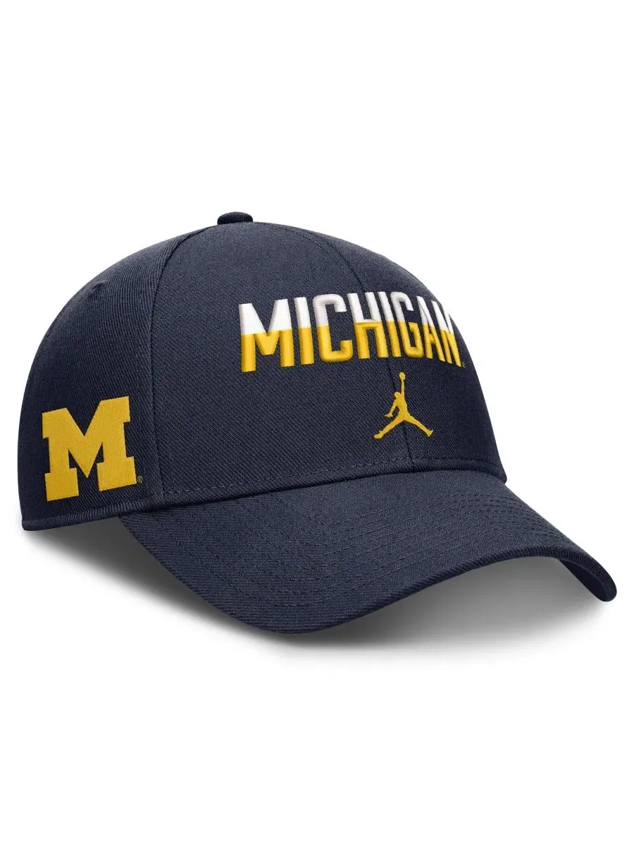 Кепка с вышивкой Michigan Wolverines Jordan