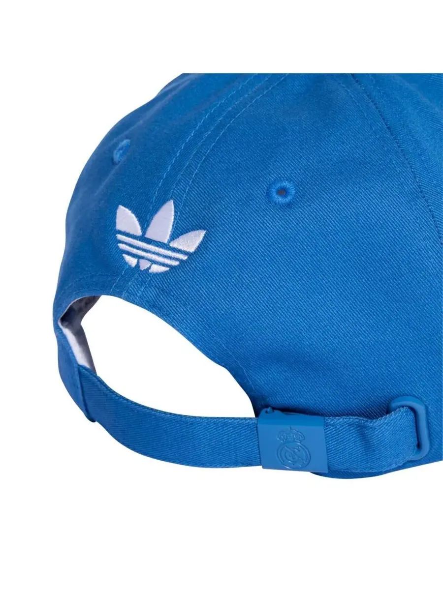 Adidas Мужская и женская синяя регулируемая бейсболка "Реал Мадрид Третий" — изображение 4 из 4, синий
