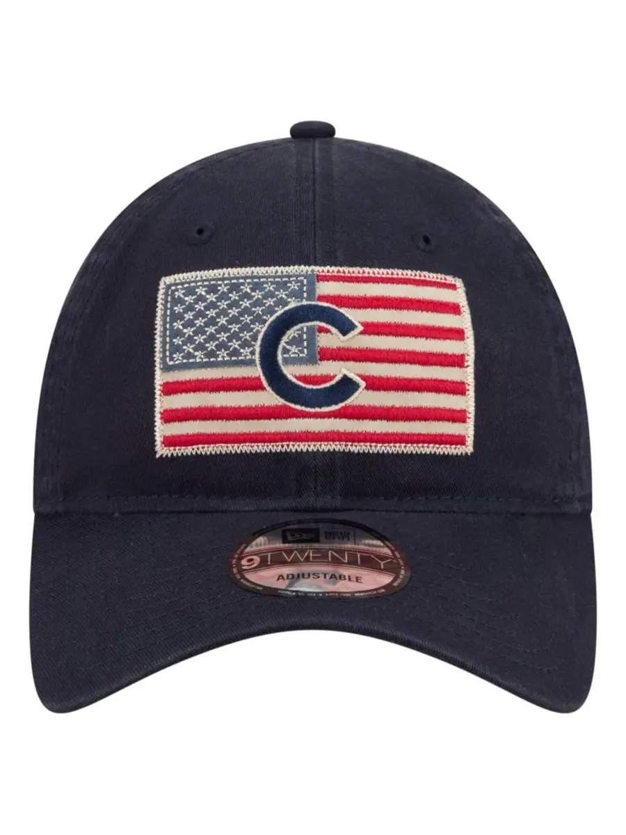 Кепка с вышивкой Americana Flag 9TWENTY New Era — изображение 5 из 5, темно-синий
