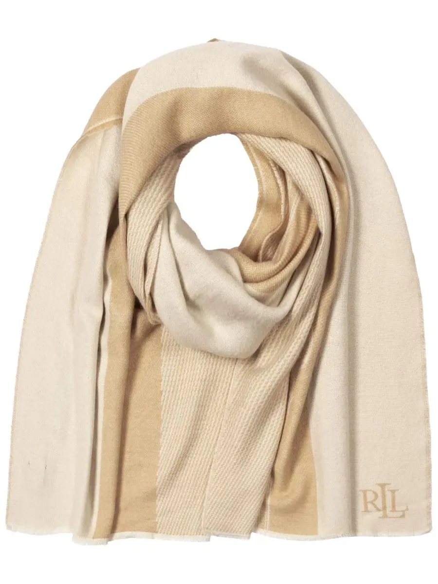 Палантин с жаккардовым узором Equestrian Jacquard Wrap Lauren Ralph Lauren
