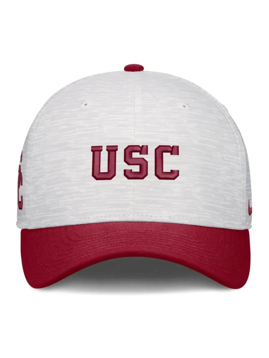 Кепка Nike с вышивкой USC Trojans, модель Rise — изображение 2 из 4, белый