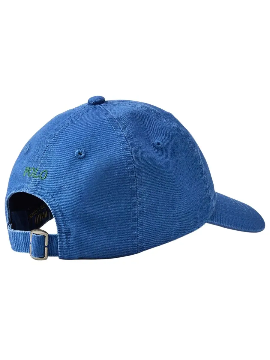 Бейсболка из хлопкового твила с изогнутым козырьком Polo Ralph Lauren, Dusty Azure — изображение 2 из 3