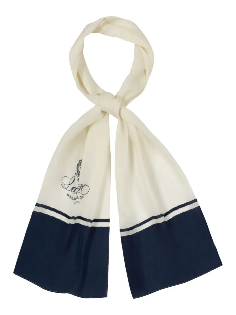 Весенний небольшой продолговатый шарф Lauren Ralph Lauren