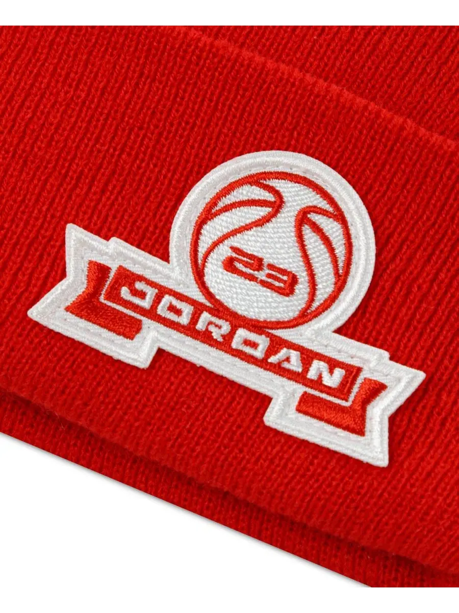 Шапка-бини с принтом Varsity Jordan — изображение 3 из 5, красный