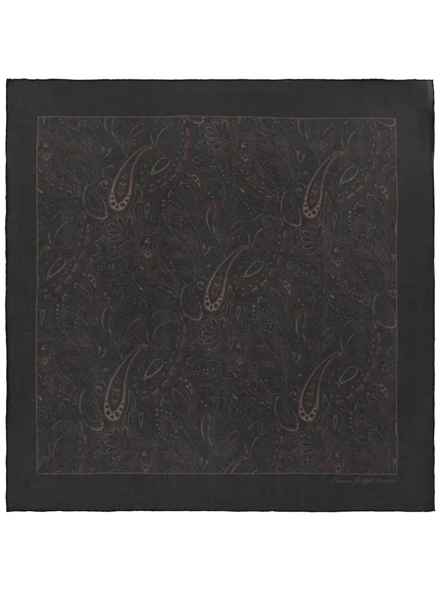 Шелковый платок с принтом пейсли Paisley Small Square Scarf Lauren Ralph Lauren