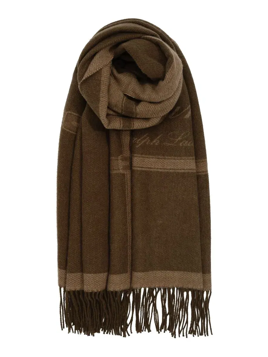 Плед-накидка асимметричная Belting Blanket Wrap Lauren Ralph Lauren