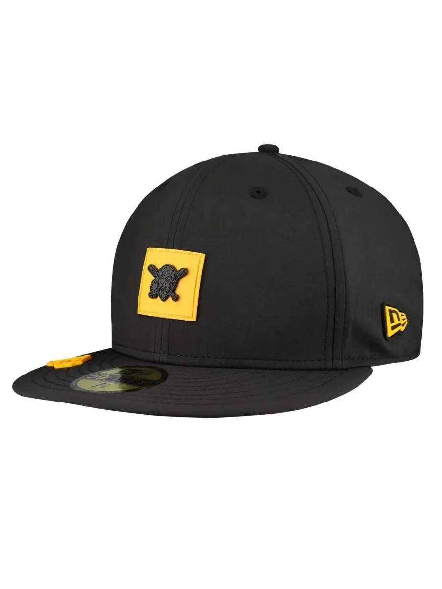 Мужская черная кепка Pittsburgh Pirates 2026 Clubhouse Alternate 59FIFTY Fitted Hat New Era