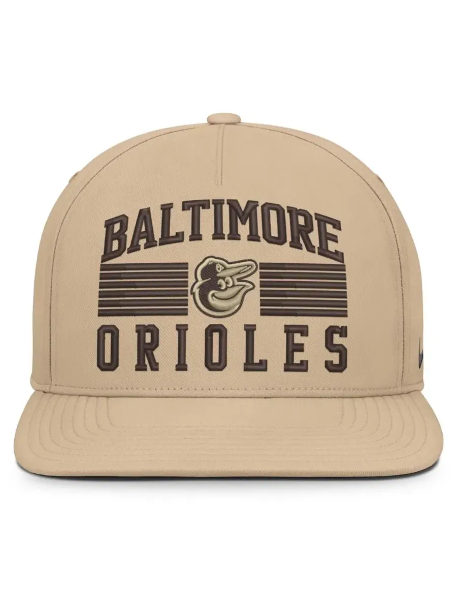 Кепка-снапбек с вышивкой Baltimore Orioles Nike — изображение 2 из 5, хаки