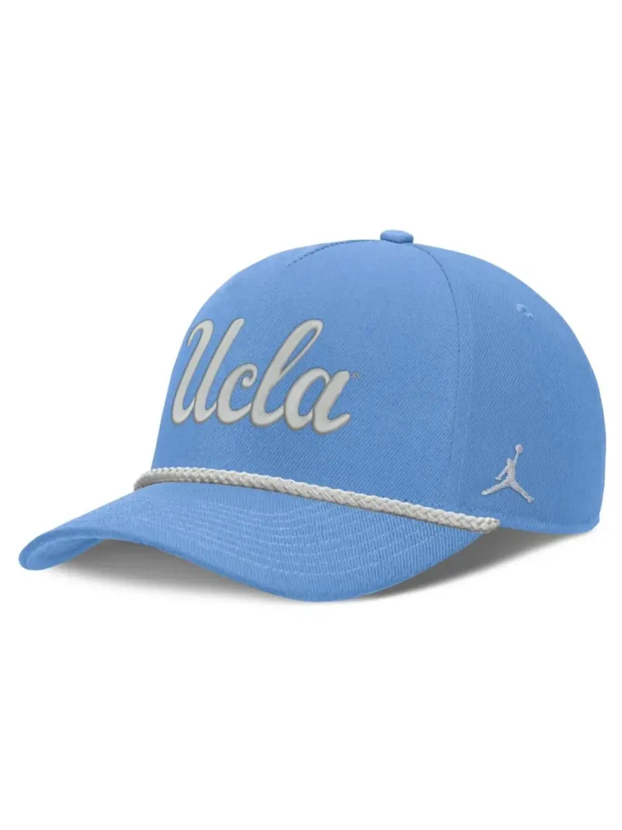 Бейсболка из твила с вышивкой UCLA Bruins Rope Rise Jordan