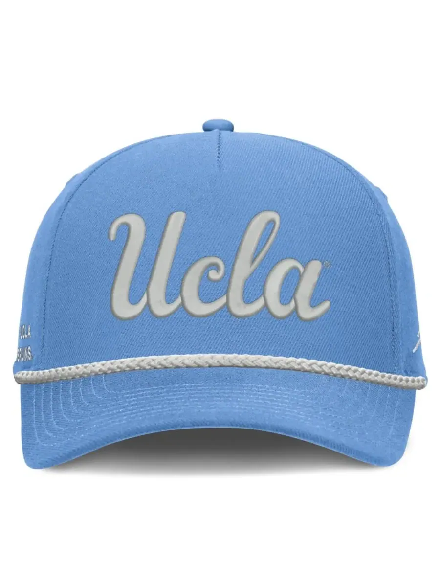 Бейсболка из твила с вышивкой UCLA Bruins Rope Rise Jordan — изображение 4 из 4, светлый синий