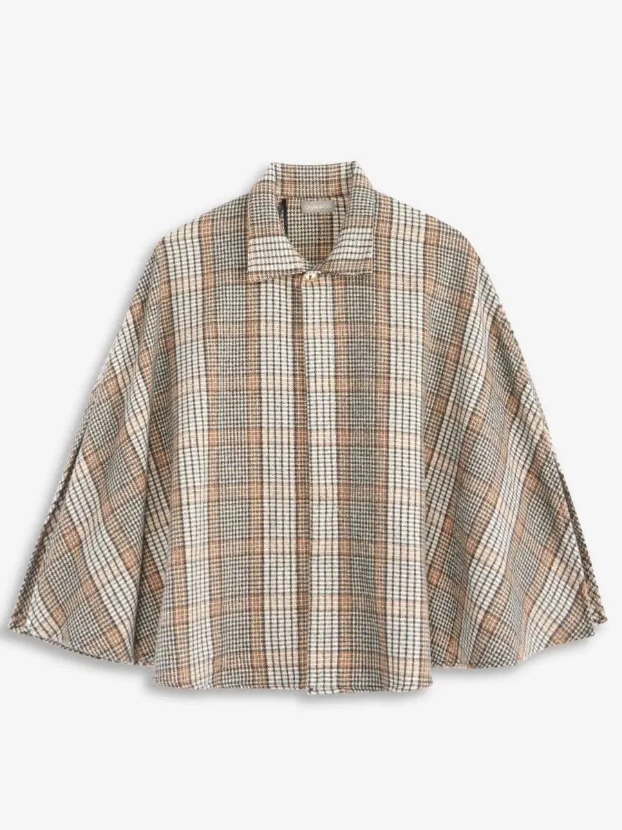 Шаль с принтом в клетку Houndstooth Style & Co