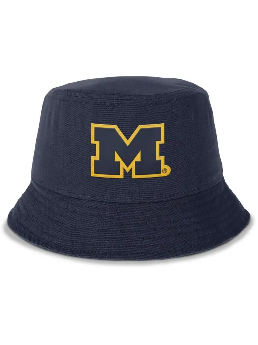 Jordan Мужская темно-синяя панама Michigan Wolverines Apex — изображение 4 из 4, темно-синий
