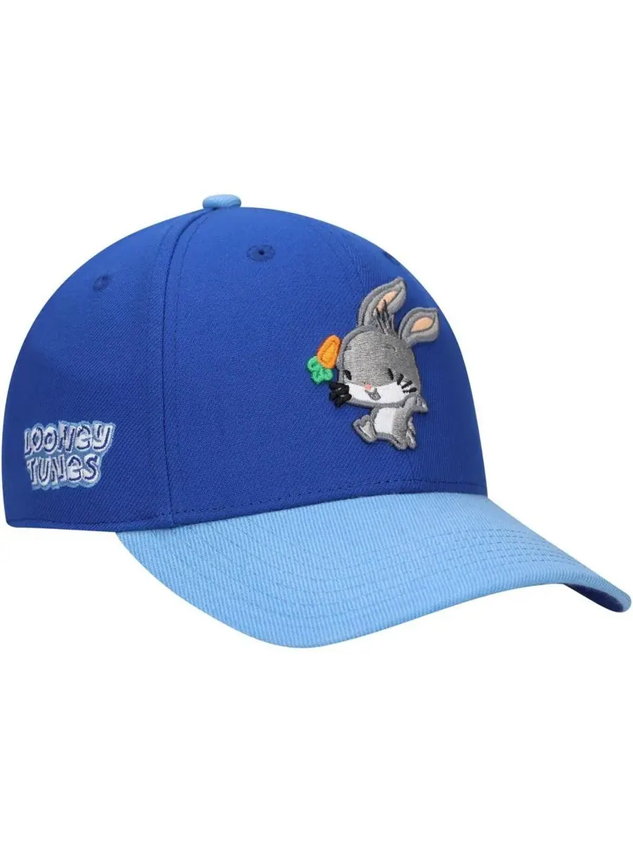 Lids Регулируемая кепка Blue Looney Tunes Bugs Bunny для мальчиков и девочек — синий