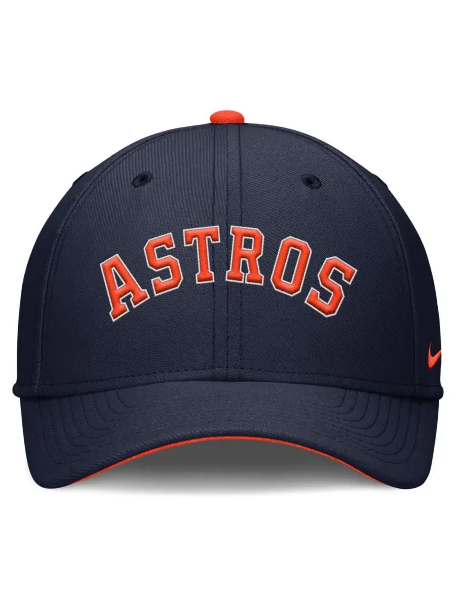 Кепка Nike Rise Flex с вышивкой Houston Astros — изображение 2 из 5, темно-синий
