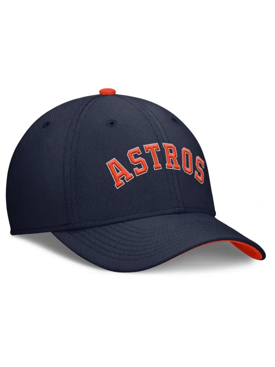 Кепка Nike Rise Flex с вышивкой Houston Astros — изображение 3 из 5, темно-синий