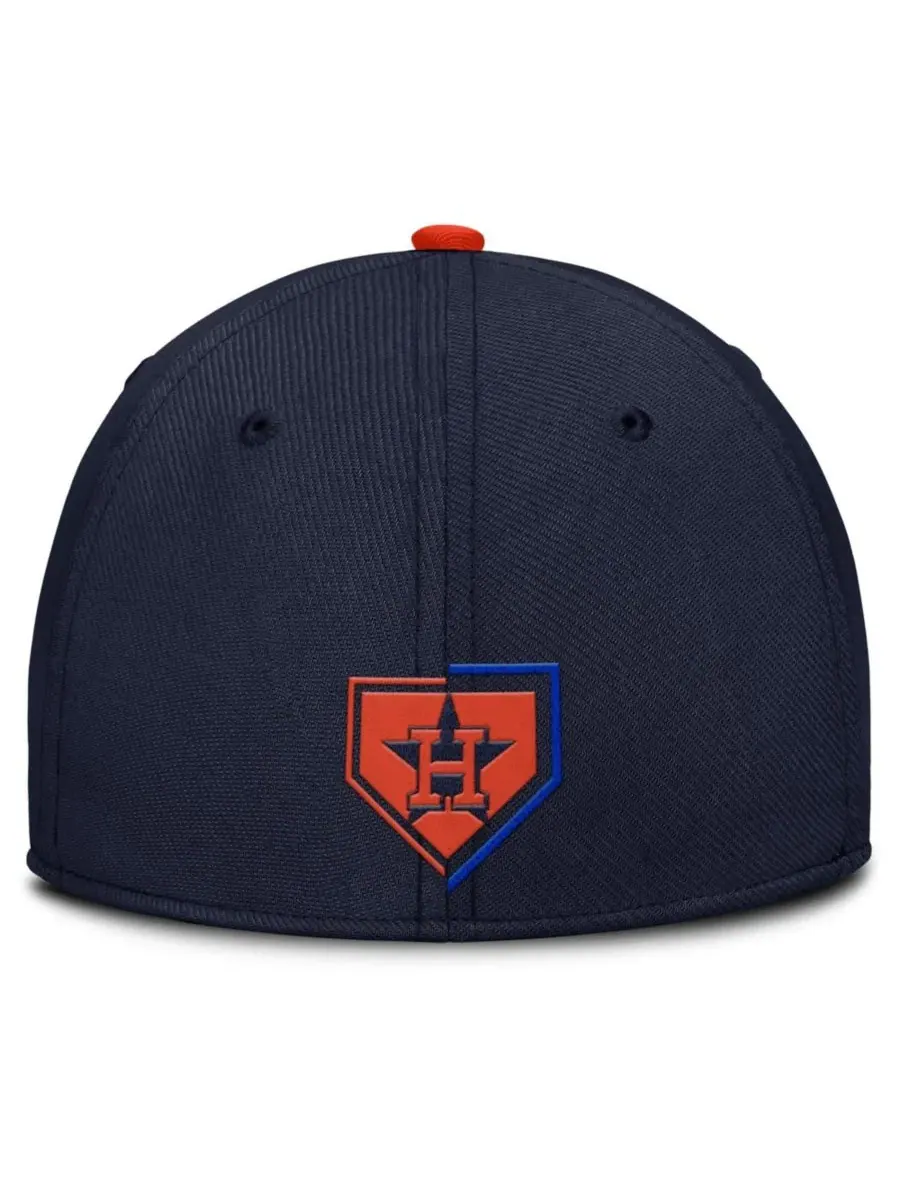 Кепка Nike Rise Flex с вышивкой Houston Astros — изображение 4 из 5, темно-синий