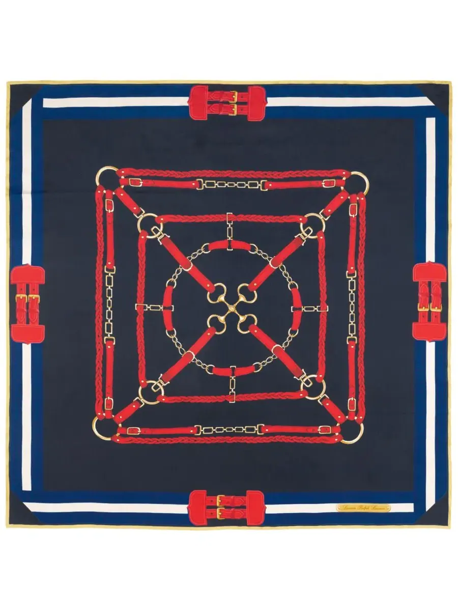 Шелковый платок с поясом, модель Belting Square Scarf Lauren Ralph Lauren