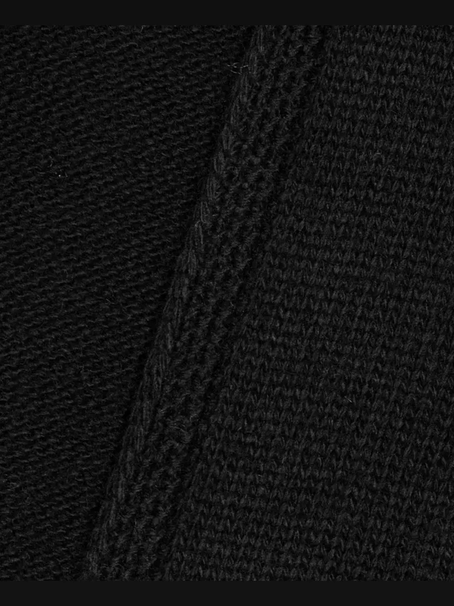 Шаль-накидка с бахромой Lauren Ralph Lauren — изображение 4 из 4, черный