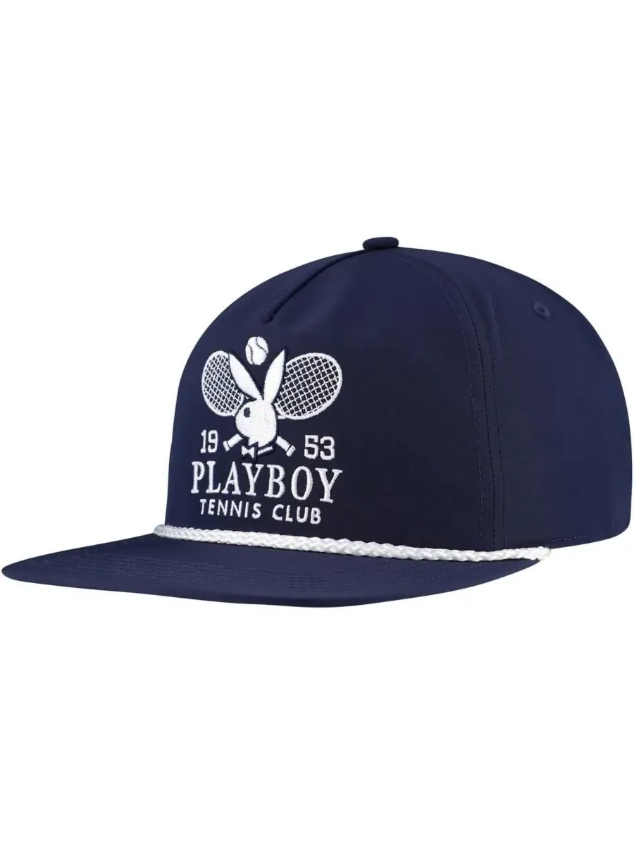 Lids Мужская регулируемая кепка Playboy Tennis Club цвета хаки — синий