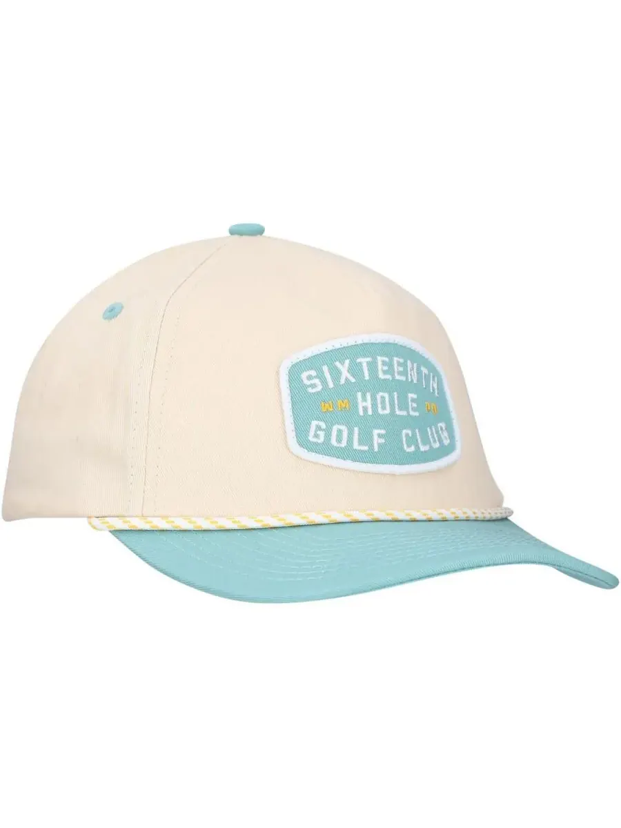 Barstool Golf Мужская кремовая регулируемая кепка WM Phoenix Open Rope — изображение 2 из 4, бежевый