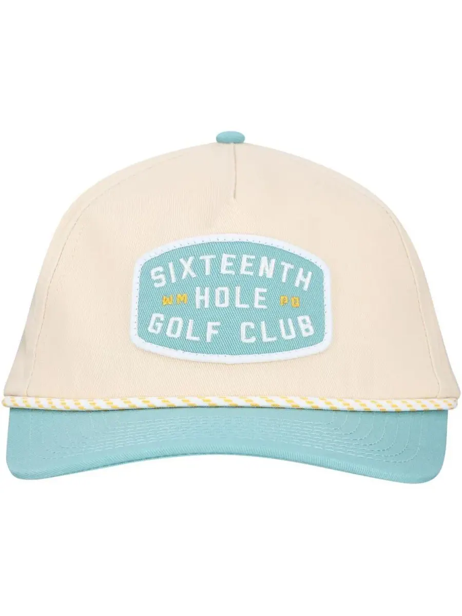Barstool Golf Мужская кремовая регулируемая кепка WM Phoenix Open Rope — изображение 3 из 4, бежевый