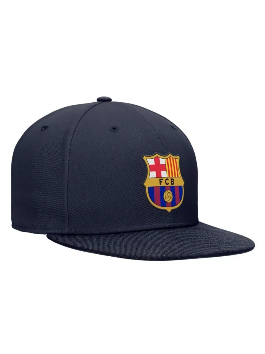 Кепка snapback Nike с вышивкой Barcelona Pro Dri-FIT — изображение 2 из 3, темно-синий