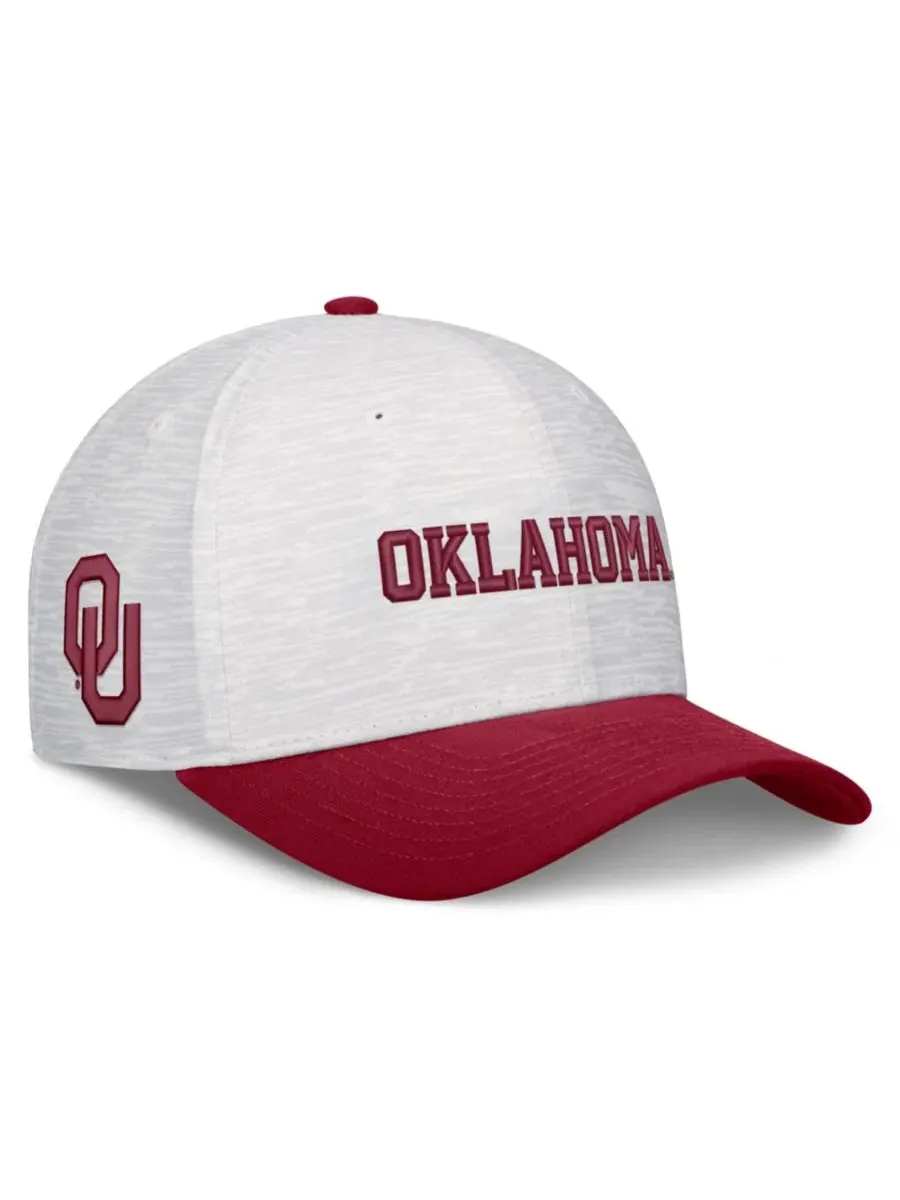 Бейсболка Jordan Oklahoma Sooners Primetime Rise — изображение 3 из 4, белый